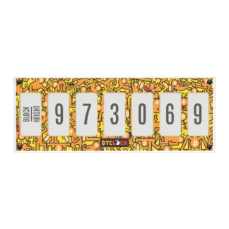 BTClock BitPopArt edition