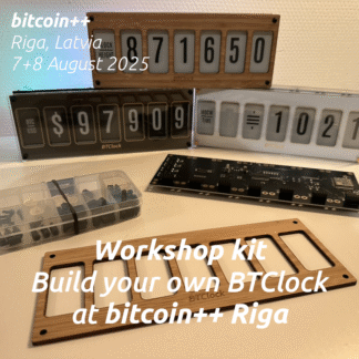 Workshop-set bitcoin++ Riga 20205